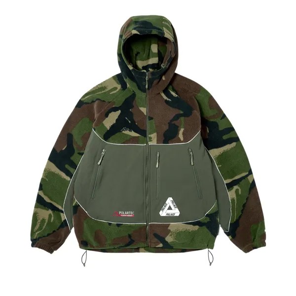 Куртка Palace Polartec 3M с капюшоном, Woodland Camo