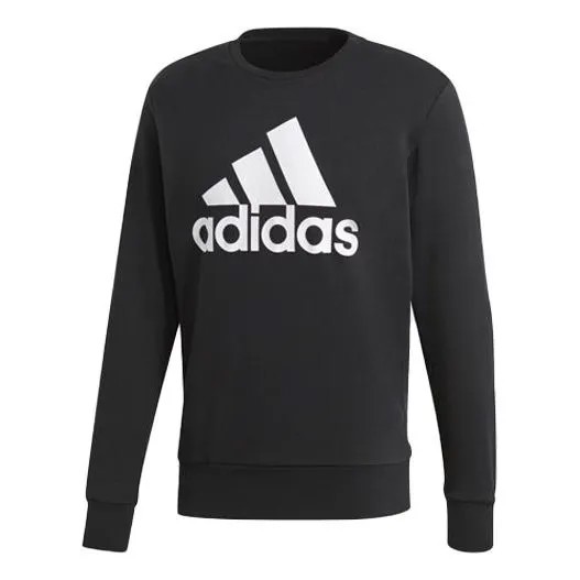 Толстовка adidas Essentials Logo Crewneck Sweatshirt, черный