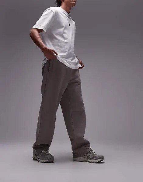 Topman – Бежевые джоггеры прямого кроя