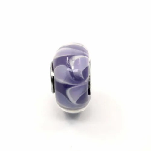 Handinsilver ( Посеребриручку ) Подвеска-шарм из муранского стекла Lampwork сиреневый (1шт)
