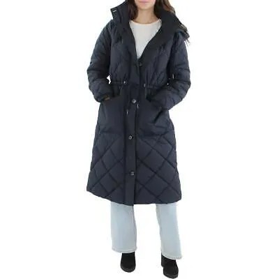 Женское теплое стеганое пальто макси Barbour Orinsay темно-синего цвета, верхняя одежда 6 BHFO 2176