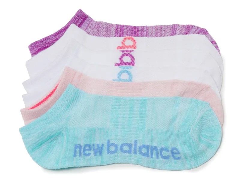 Носки New Balance Essentials Flat Knit no snow, разноцветный