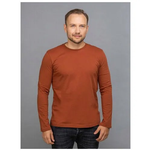 Лонгслив Uzcotton, размер 60-62\4XL, коричневый