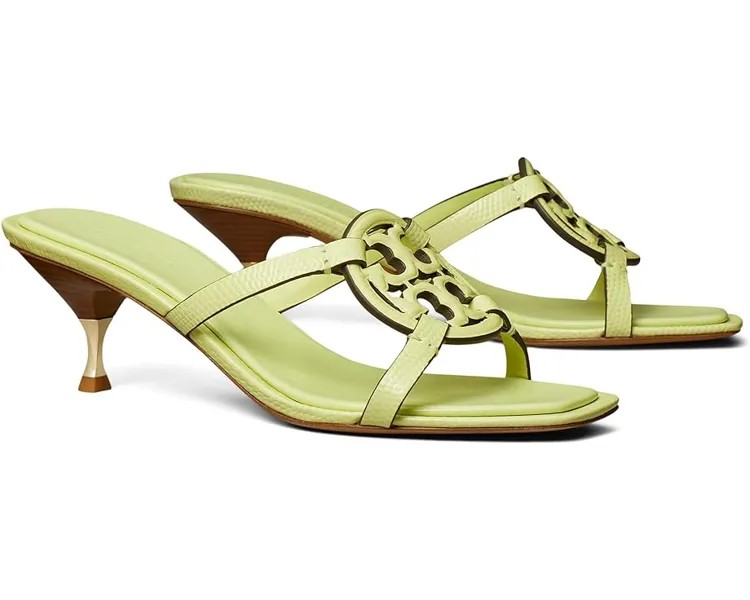 Сандалии Tory Burch 55 mm Geo Bombe Miller Low Heel, цвет Lime Leaf