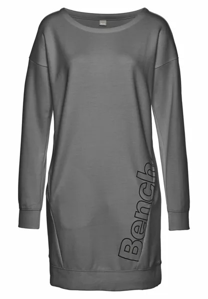 Трикотажное платье Bench, цвет anthrazit-schwarz