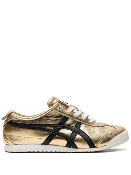 Кроссовки Mexico 66 Gold / Black Onitsuka Tiger, золотистый