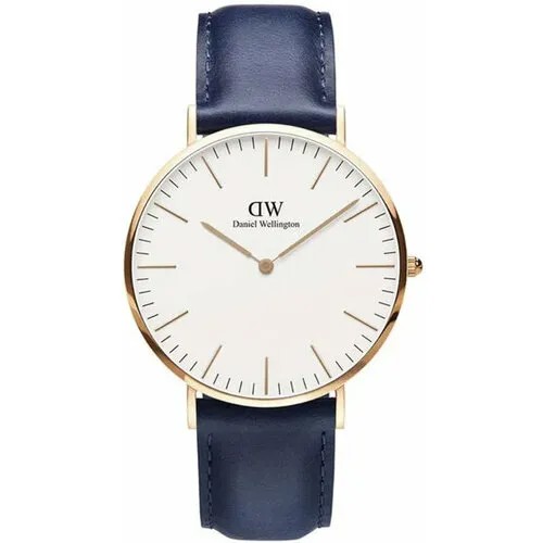 Наручные часы Daniel Wellington, синий, золотой