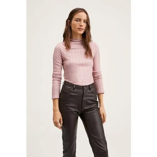 Водолазка MANGO Roman, размер 40, , розовый