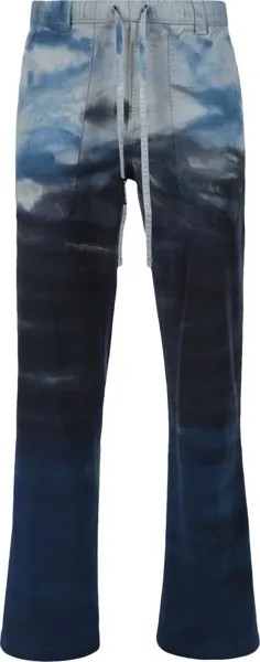 Брюки Nahmias Baggy Trousers 'Blue Gradient', синий