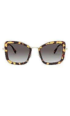 Солнцезащитные очки harmonie squared cat eye - Miu Miu