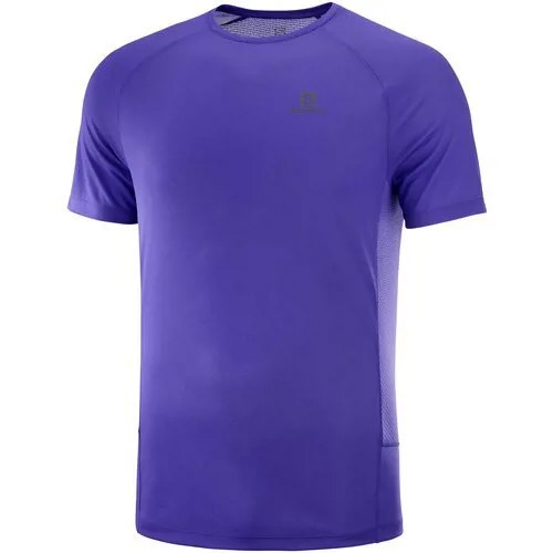 Футболка Беговая Salomon Cross Rebel Ss Deep Blue (Us:s)