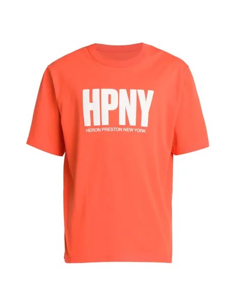 Футболка с рисунком HPNY Heron Preston, оранжевый