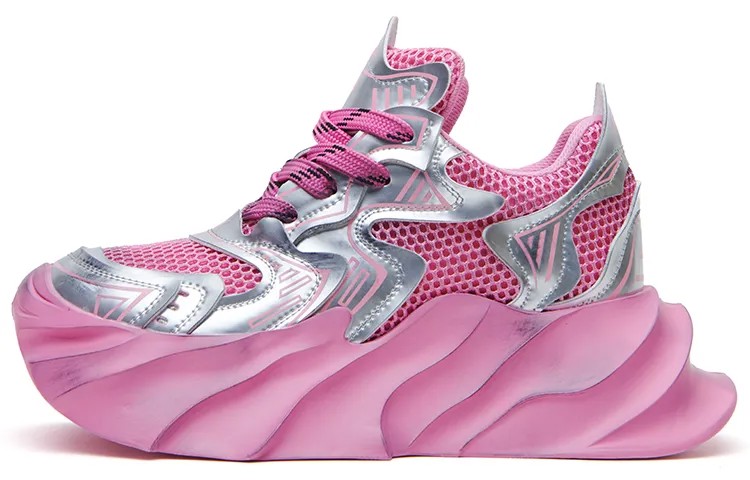Кроссовки KEDDO Chunky Sneakers Unisex Low-top, черный/белый