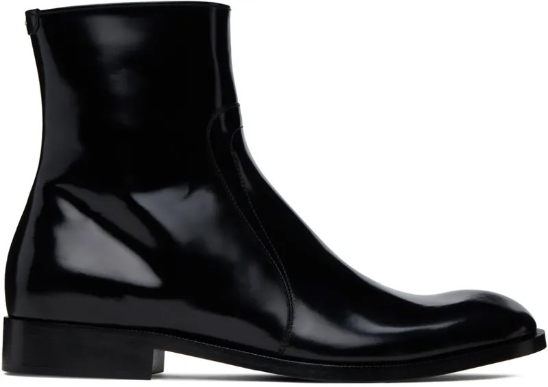Черные ботинки на молнии Maison Margiela