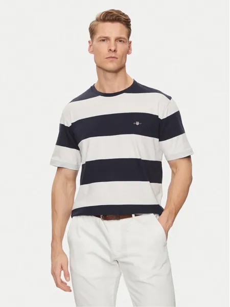 Футболка стандартного кроя Gant, экрю
