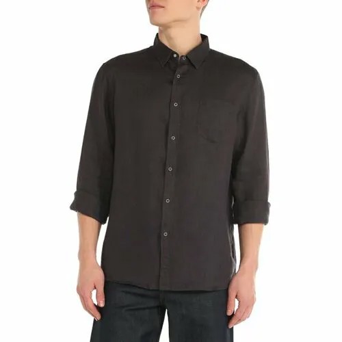 Рубашка Maison David, размер XL, темно-серый