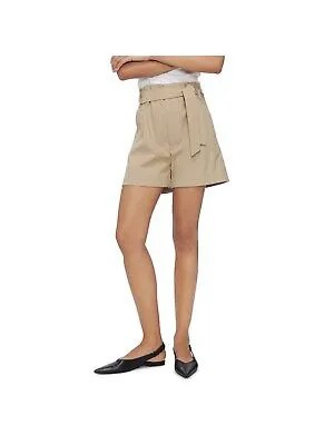 Женские бежевые шорты с завязками на талии ANINE BING для работы в бумажном пакете 40