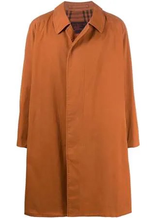 Burberry Pre-Owned однобортное пальто 1990-х годов