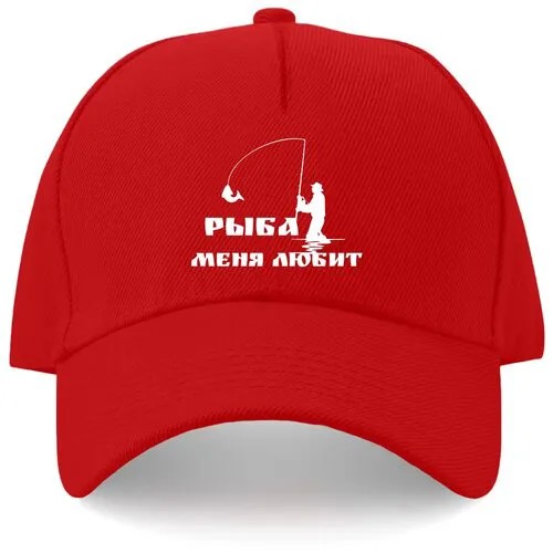 Бейсболка Gerasim, размер 56-58, белый, красный