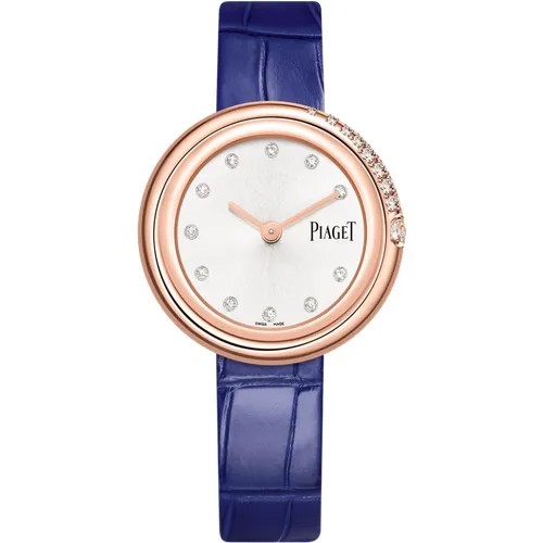Наручные часы Piaget, синий, белый