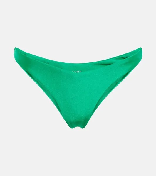 Плавки бикини Vera с заниженной талией JADE SWIM, зеленый