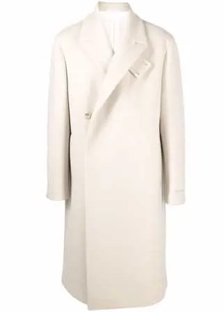 1017 ALYX 9SM однобортное пальто из смесовой шерсти с логотипом