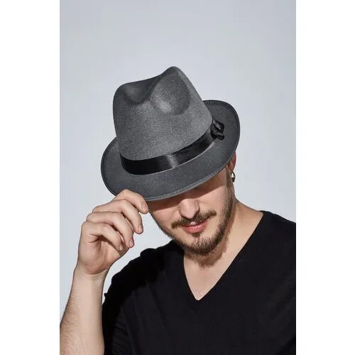 Шляпа Nothing but Love, размер 56/59, серый