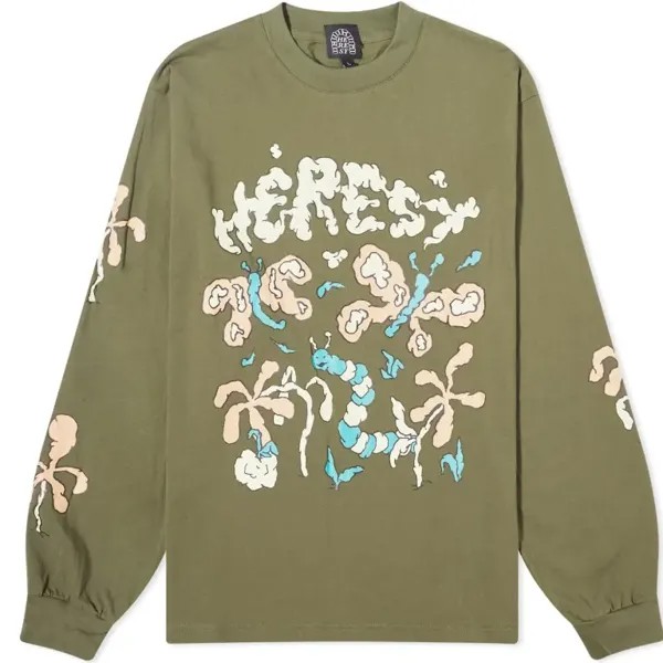 Свитшот Heresy Chrysalis Long Sleeve, зеленый