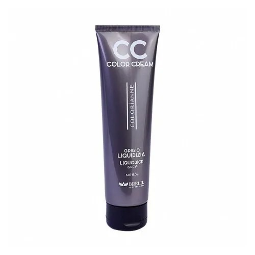 Крем Brelil Professional CC Color Cream Liquorice Grey, оттенок серый, 150 мл