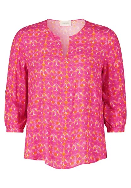 Повседневная блузка с узором Cartoon, розовый