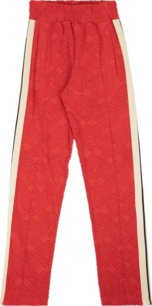 Брюки Palm Angels Terry Logo Track Pants 'Red', красный