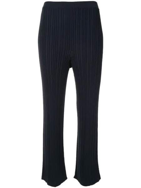 Укороченные брюки с завышенной талией Dion Lee, синий