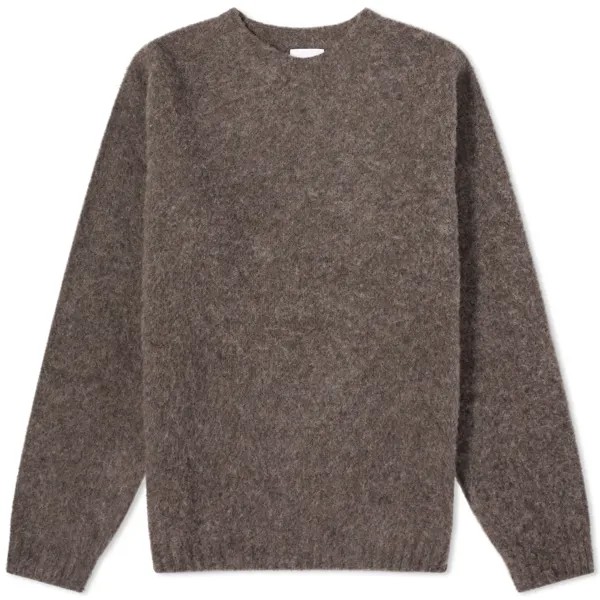 Джемпер Norse Projects Birnir Brushed Lambswool Crew, цвет Warm Grey