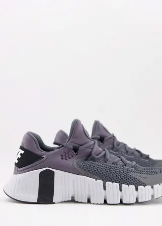 Серые кроссовки Nike Training Free Metcon 4-Серый