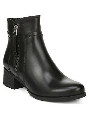 NATURALIZER Женские непромокаемые кожаные ботинки Dorrit с черной подкладкой на молнии, длина 5,5 м