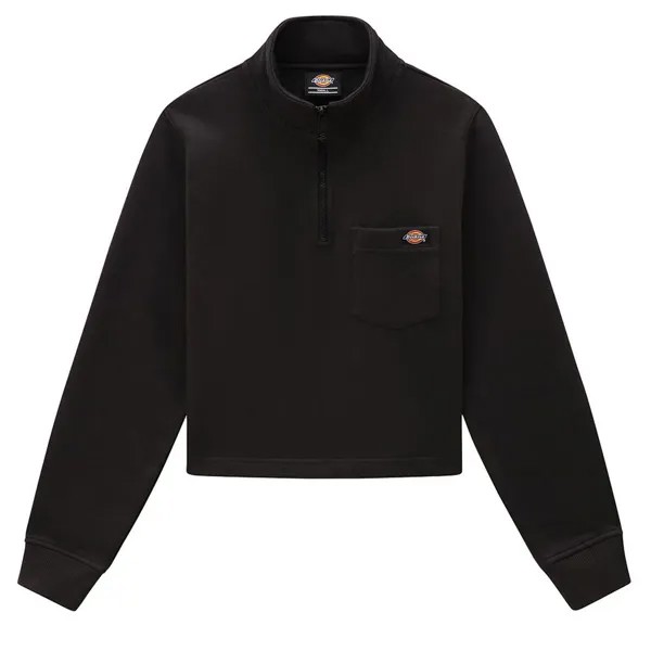 Толстовка Dickies Oakport Half Zip, черный