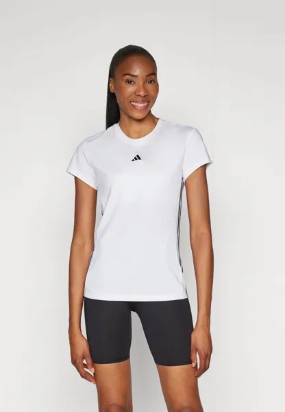 Спортивная футболка HYPERGLAM TRAINING adidas Performance, цвет white/black