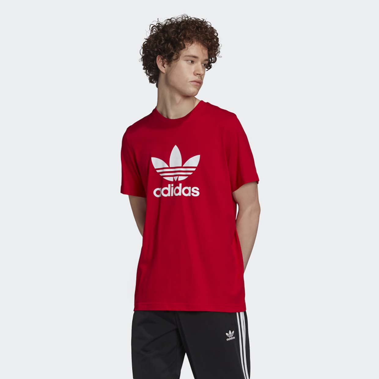 Футболка мужская Adidas TREFOIL T-SHIRT  SCARLE красная XL