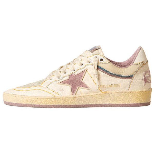 Кроссовки Golden Goose Ball Star Skateboarding Shoes Women's Low-top White, белый