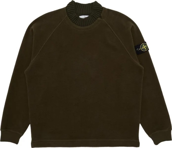 Толстовка Stone Island 'Olive', зеленый