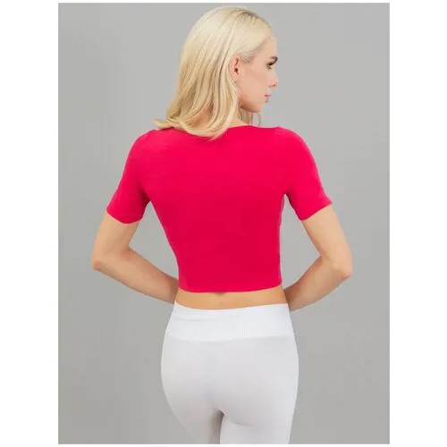 Топ Giulia CROP T-SHIRT размер L/XL, raspberry sorbet (Розовый)