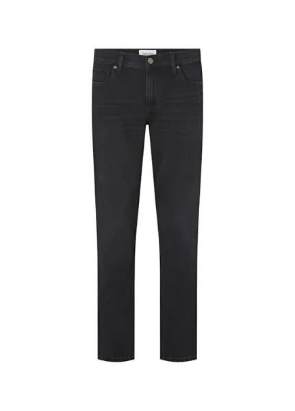 Черные мужские джинсовые брюки Slim Fit с нормальной талией Calvin Klein