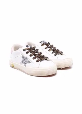 Golden Goose Kids кроссовки Superstar с блестками