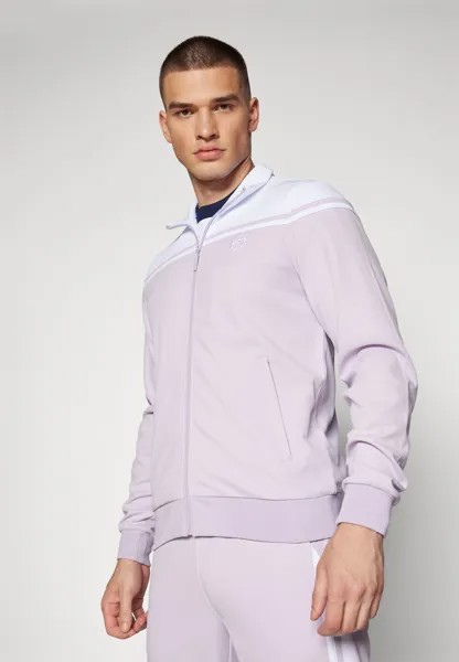 Тренировочная куртка New Young Line Tracktop Sergio Tacchini, лепесток орхидеи/белый
