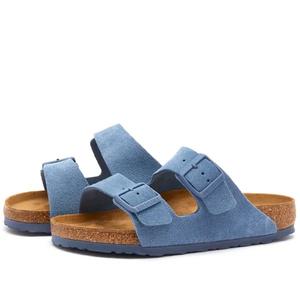 Сандалии Birkenstock Arizona, цвет Elemental Blue Suede