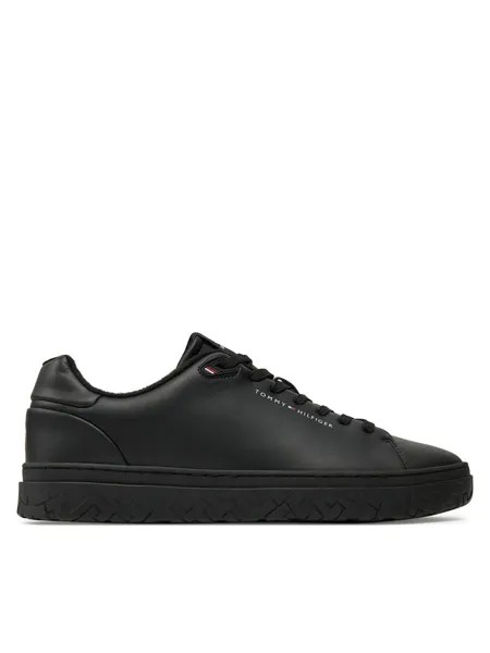 Кроссовки Tommy Hilfiger Court Thick Cupsole Leather FM0FM05208 Negro, черный