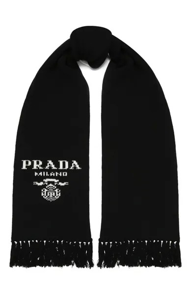 Шарф из шерсти и кашемира Prada