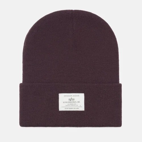 Шапка ALPHA INDUSTRIES, размер uni, фиолетовый