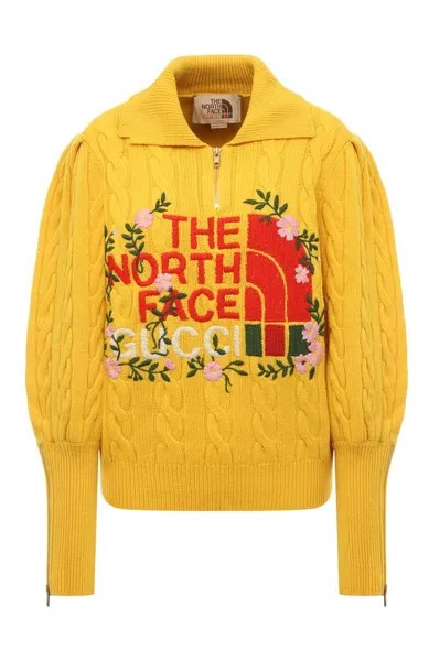 Шерстяной свитер The North Face x Gucci Gucci