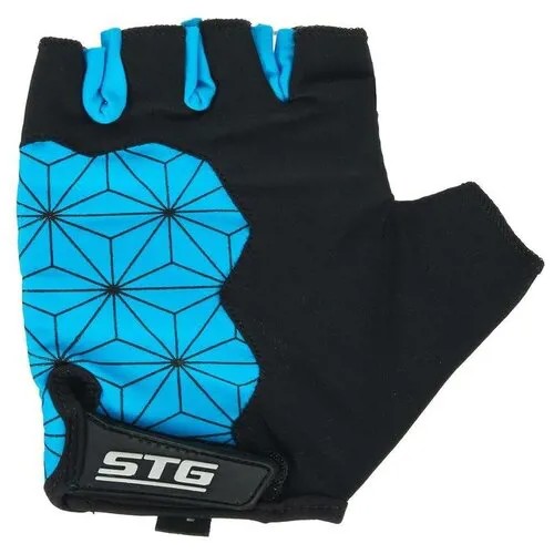 Перчатки STG, размер L, черный, синий